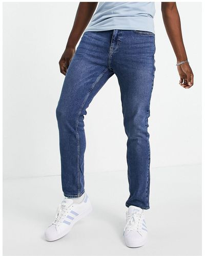 New Look Jeans slim fit lavaggio medio - Blu