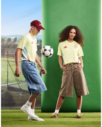 adidas Originals Adidas Football Euro 2024 Spain Away Shirt - Green