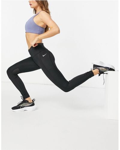 Nike – dri-fit fast – leggings - Schwarz