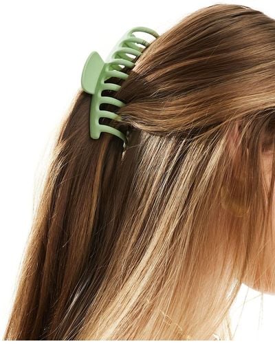 ASOS Xl Hair Claw Clip - Green