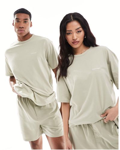 Calvin Klein – modern cotton – lounge-t-shirt - Grau