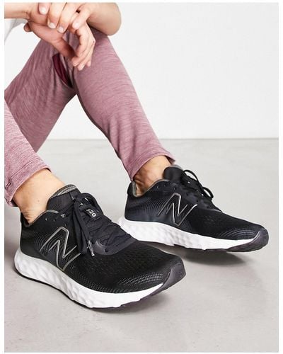 New Balance Running 520 - sneakers da corsa nere e bianche - Rosa