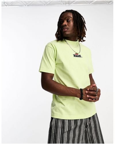 Huf Produce - t-shirt à broderies sur le devant - citron - Vert
