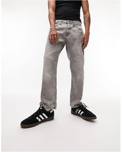 TOPMAN – locker geschnittene jeans - Schwarz