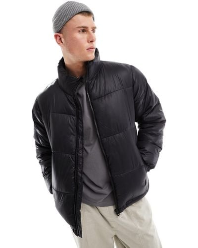 Only & Sons High Shine Puffer Jacket - Gray