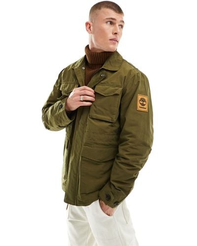 Timberland Abington - giacca stile militare multitasche - Verde