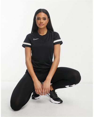 Nike Football Nike Soccer Dri-fit Academy Polyknit T-shirt - Black