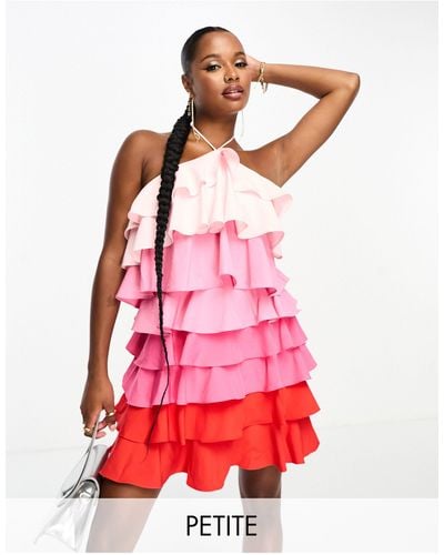 Collective The Label Exclusive Tiered Ruffle Mini Dress