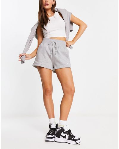 Nike Pantalones cortos es con logo pequeño - Blanco