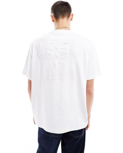 Bershka – t-shirt - Weiß