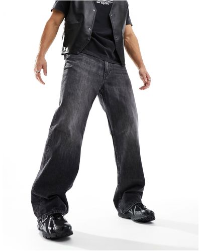 G-Star RAW – type 96 – locker geschnittene denim-jeans - Schwarz