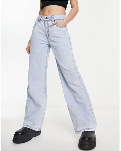 Cotton On baggy Jeans Met Lage Taille - Blauw