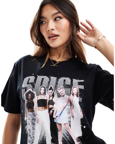 In The Style T-shirt à motif spice girls - Noir