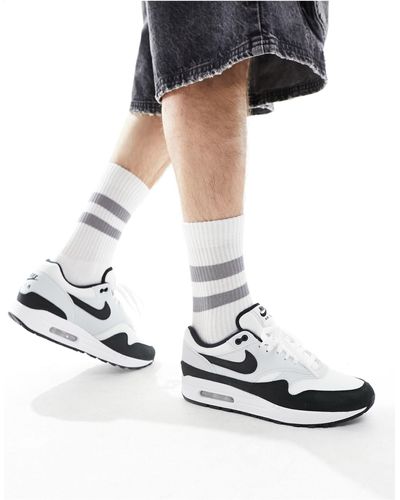 Nike Zapatillas en y negro air max 1 - Blanco