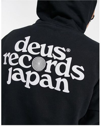 Deus Ex Machina Strata Hoodie - Black