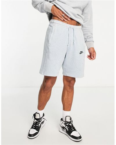 Nike Pantalones cortos azul universitario club fleece+