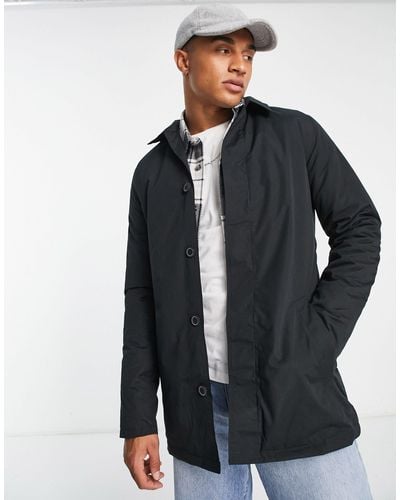 French Connection Lined Classic Mac Jacket - Blue