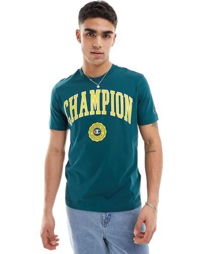 Champion Crew Neck T-shirt - Blue