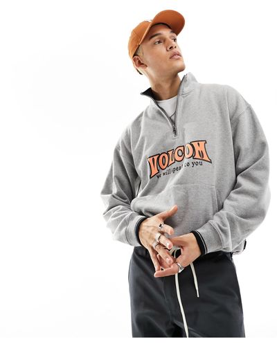 Volcom – college-sweatshirt - Grau