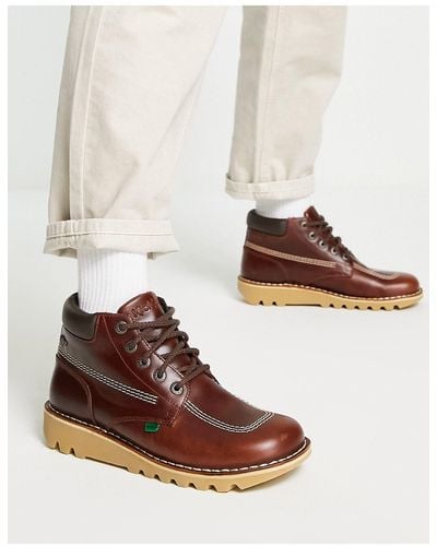 Brown Kickers Boots for Men | Lyst