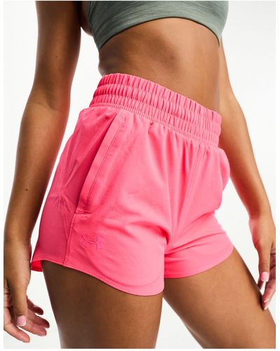 Under Armour Flex Woven 3 Inch Shorts - Pink
