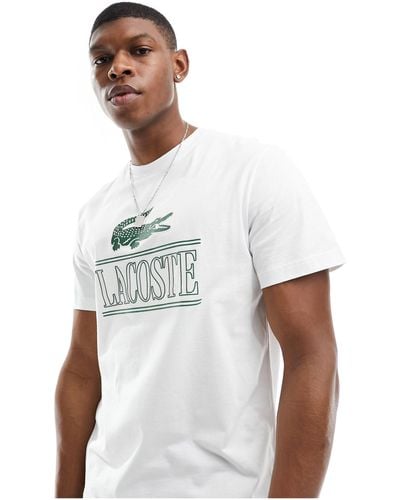 Lacoste Graphic Front T-shirt - White