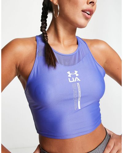 Under Armour Training Iso Chill Crop Top - Blue