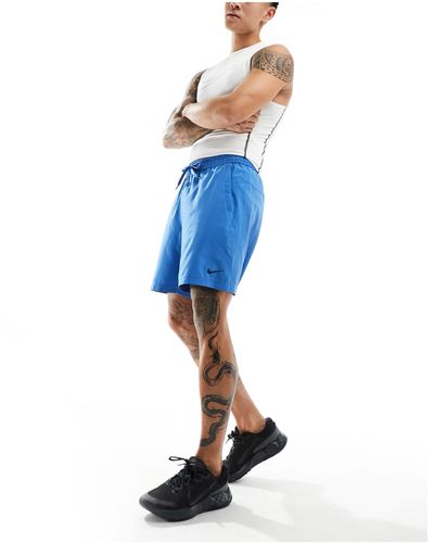 Nike Form - short 7 pouces en tissu dri-fit - Bleu