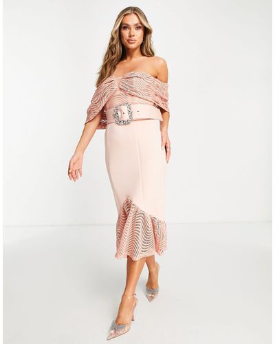Asos Lace Midi Dresses for Women - Up to 77% off | Lyst