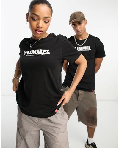 Hummel Legacy - t-shirt unisexe à manches courtes - noir