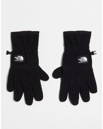 The North Face Etip Heavyweight Touchscreen Compatible Fleece Gloves - Black