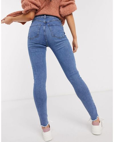 New Look Shape And Lift Skinny Jean - Blue