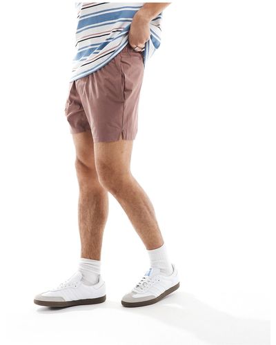 Hollister – hybrid-shorts aus nylon - Weiß