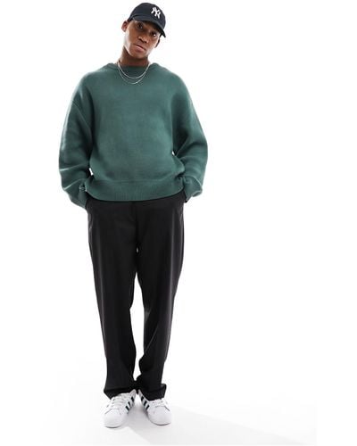 Weekday Cypher Oversized Sweater - Green