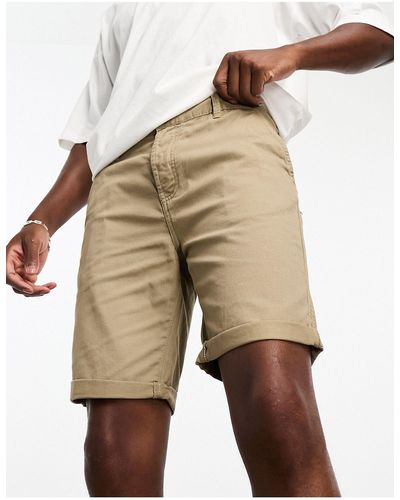 Threadbare Pantalones cortos chinos beis - Neutro