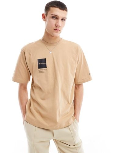Columbia Barton springs ii - t-shirt oversize beige - Neutro