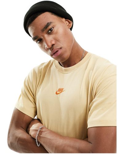 Nike – club – unisex – t-shirt - Natur