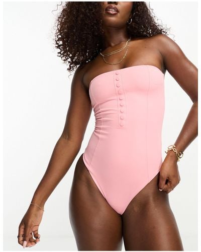 Onia Strapless Swimsuit - Pink