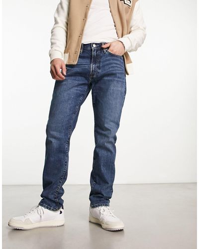 Abercrombie & Fitch – authentic – schmal geschnittene jeans - Blau