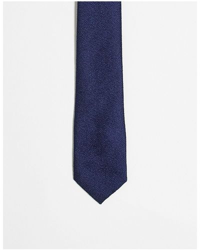 Ben Sherman Cravate texturée - Bleu