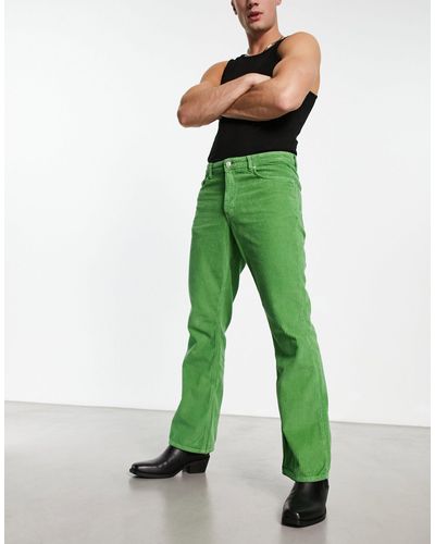 ASOS Retro Bootcut Jeans - Green