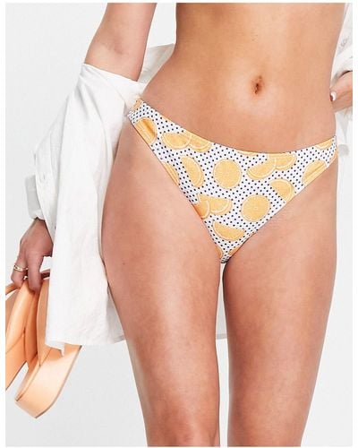 Chelsea Peers Spotted Fruit Print Bikini Bottoms - Multicolor