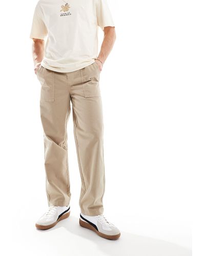 Only & Sons Loose Fit Worker Trouser - Natural