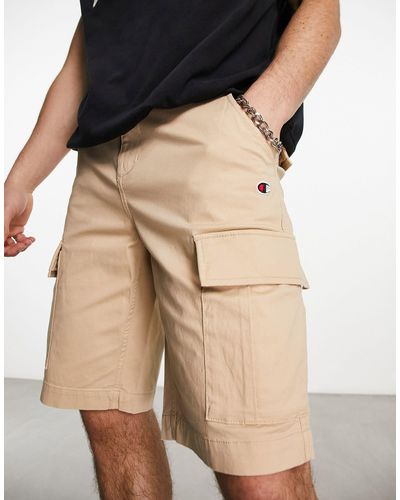 Champion Pantalones cortos cargo color piedra estilo bermudas rochester - Neutro