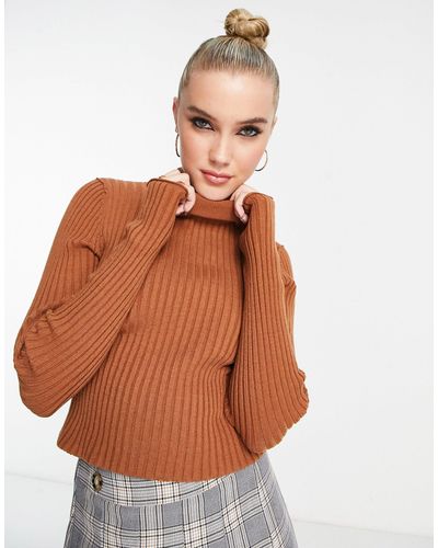 ASOS Jersey color - Marrón