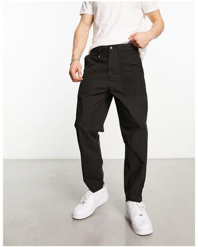 BOSS Statum Pp Relaxed Fit Tech Trousers - Black