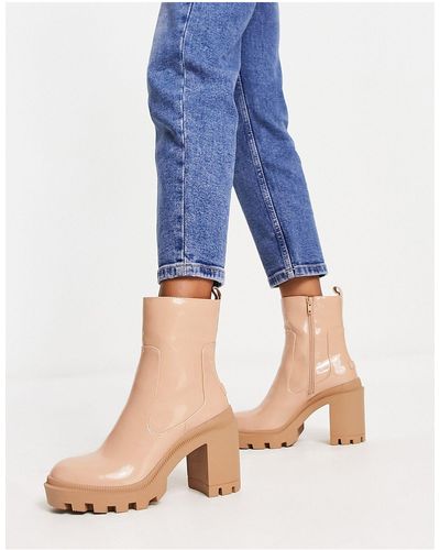 River Island Rubber Heeled Boots - Blue