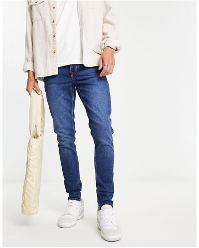 New Look – enge jeans - Blau