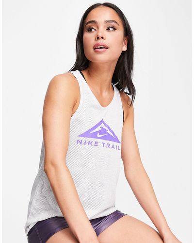Nike Trail Dri-fit Tank - Gray
