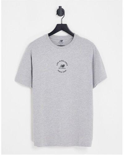 New Balance Camiseta unisex life - Gris